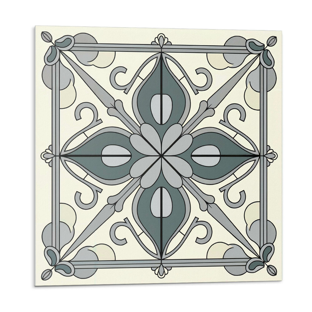 Panel ścienny Kwiatowy motyw z dekoracyjnymi detalami