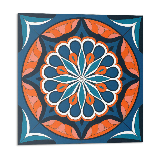 Panel ścienny Mandala z liściowym wzorem