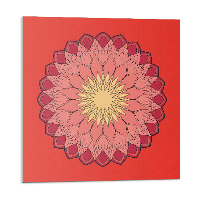 Płyta na ścianę Kwiatowy wzór mandali