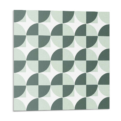 Panel ścienny Okręgi i kwadraty w geometrycznym stylu