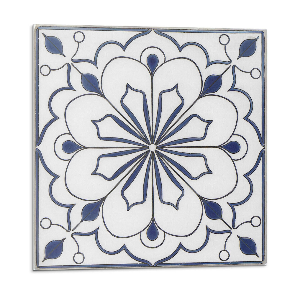 Panel ścienny pcv Kwiatowy motyw w stylu ceramicznym