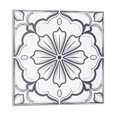 Panel ścienny Kwiatowy motyw na kafelku