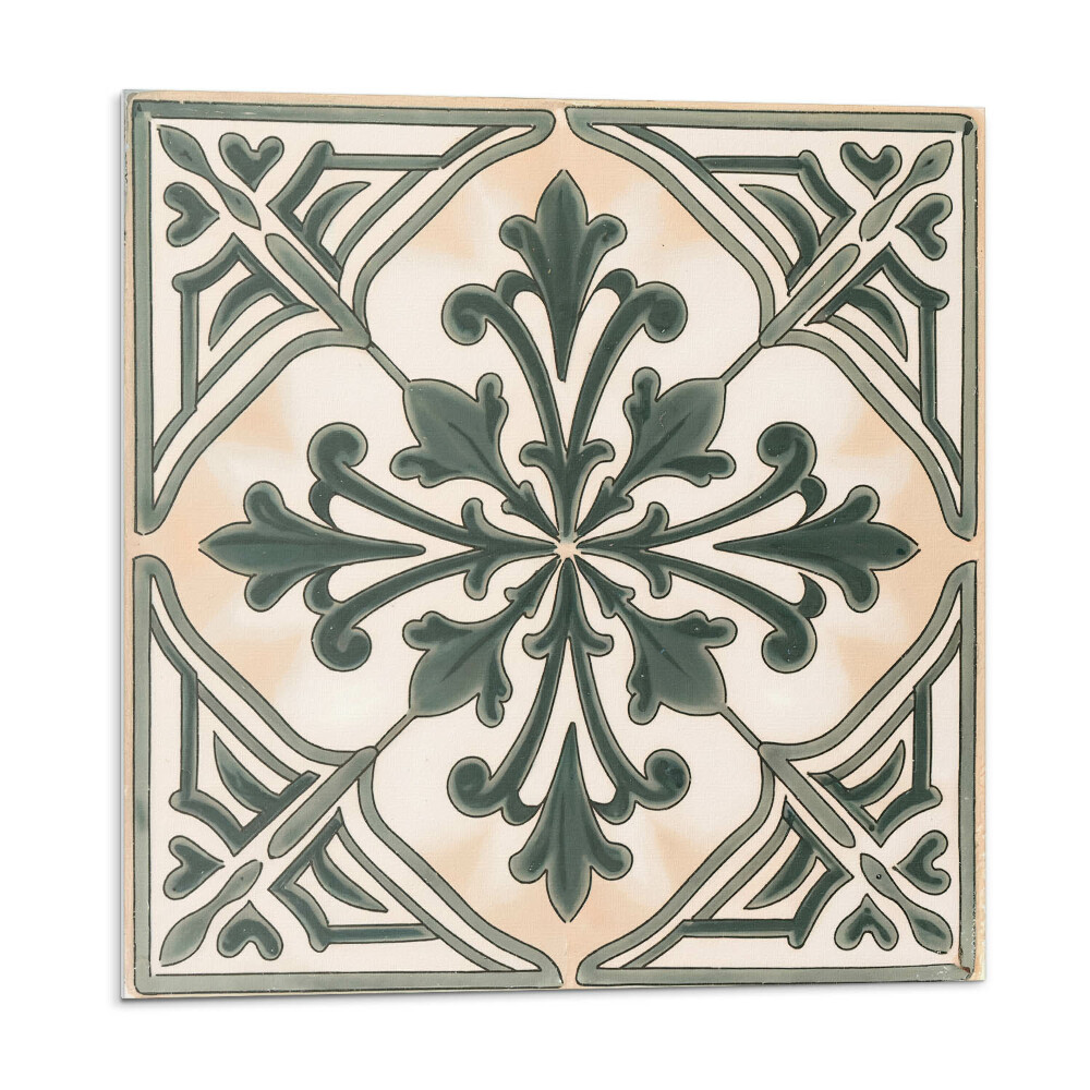 Płyta na ścianę Roślinny motyw w formie kwadratu