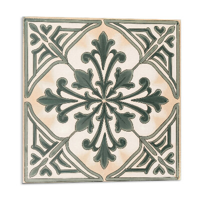 Płyta na ścianę Roślinny motyw w formie kwadratu