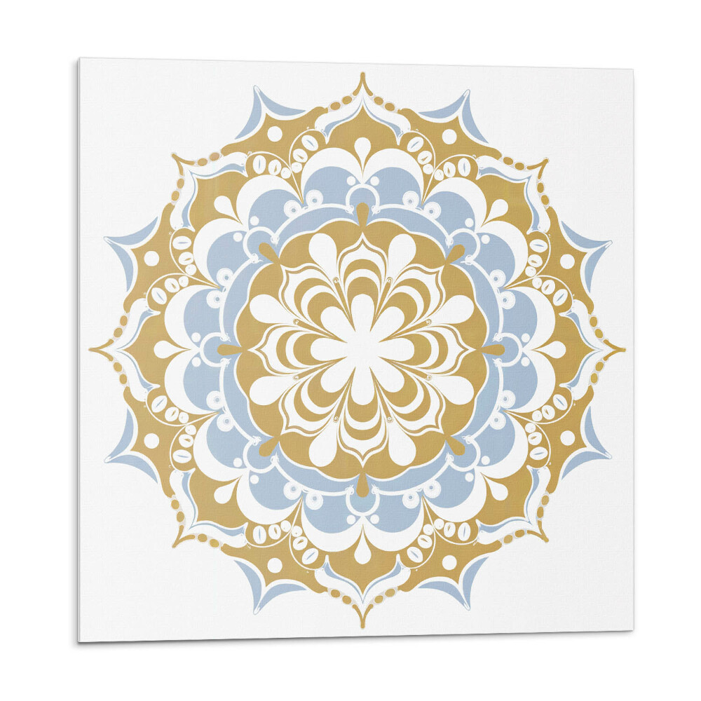 Panel ścienny pcv Kwiatowa mandala w harmonijnych kształtach