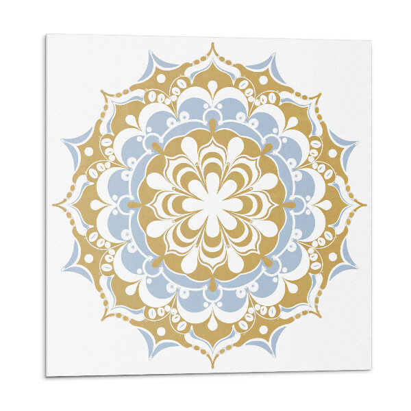 Panel ścienny pcv Kwiatowa mandala w harmonijnych kształtach
