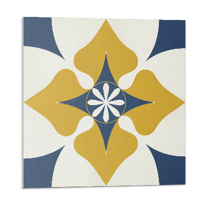 Płyta na ścianę Kwiatowy motyw o zharmonizowanej formie