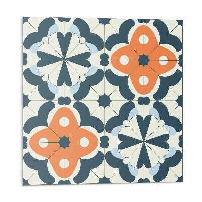 Panel dekoracyjny Kwiatowy motyw w płytkach