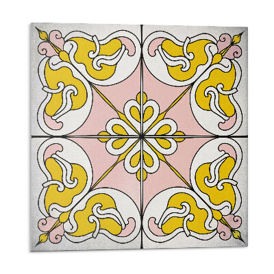 Panel ścienny Kwiatowy motyw w kafelkach