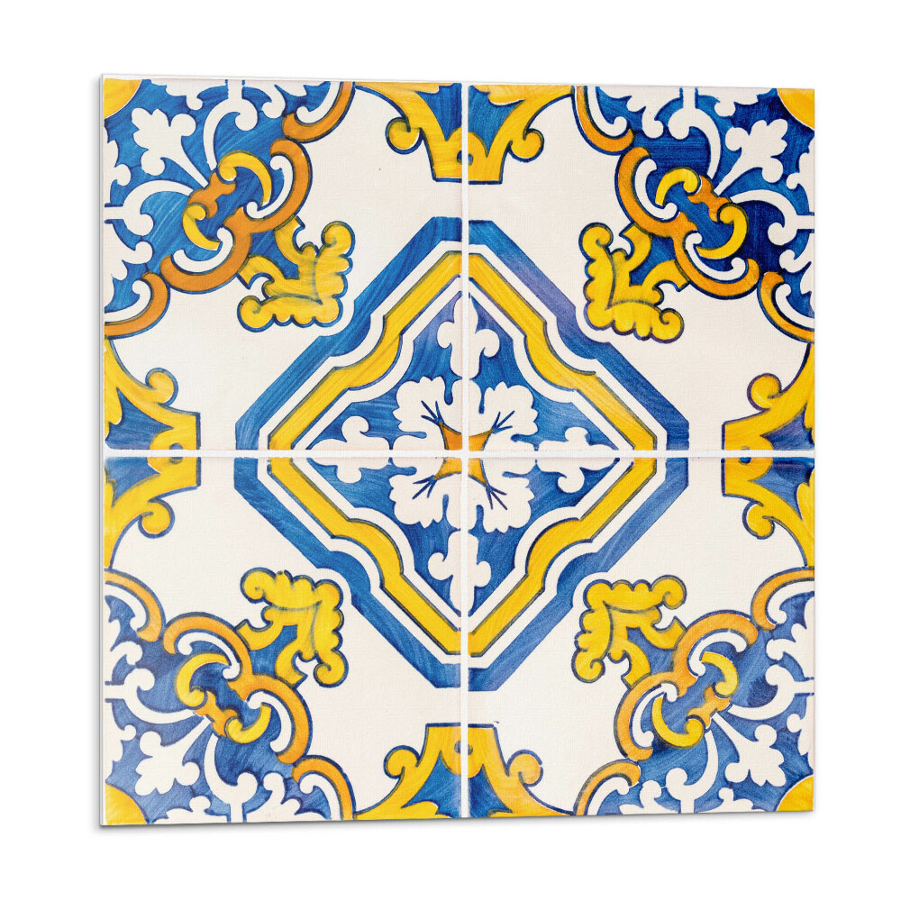 Panel dekoracyjny Kwiatowa mozaika w stylu artystycznym