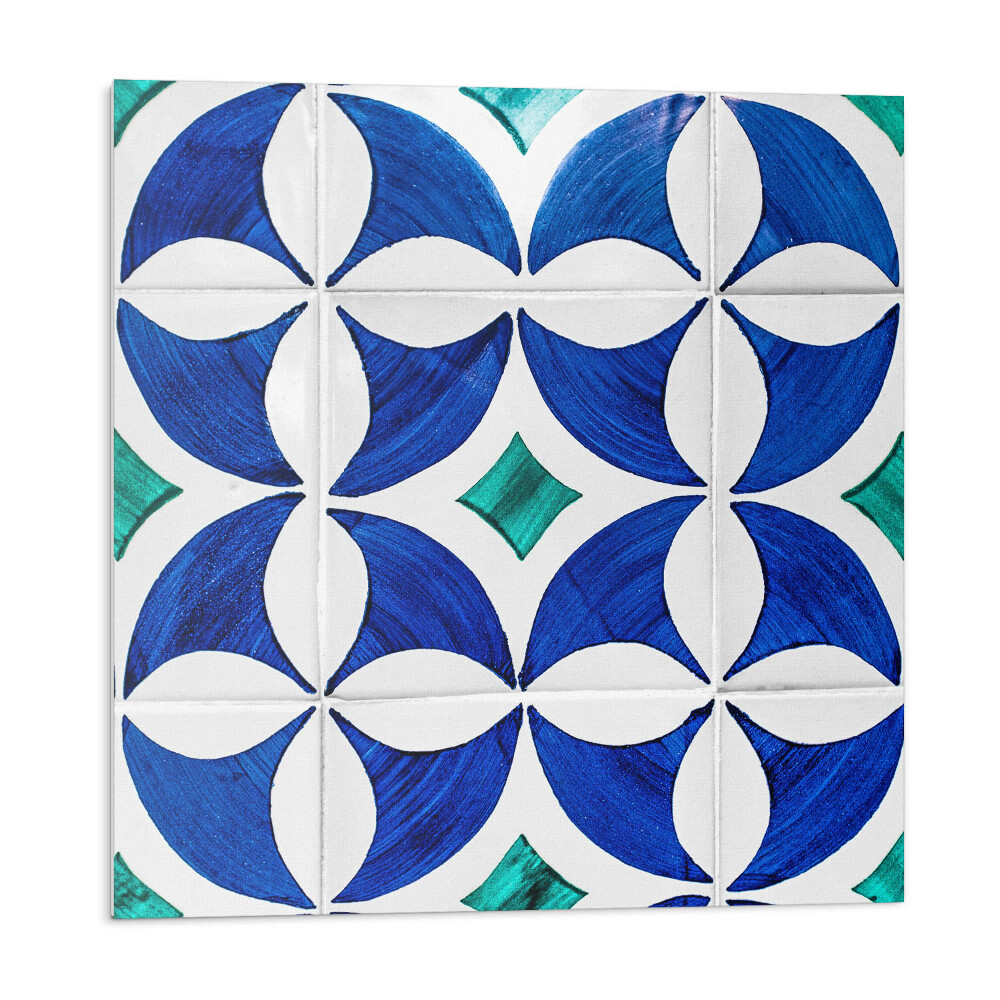 Panel dekoracyjny Wzory kafli w stylu geometrycznym