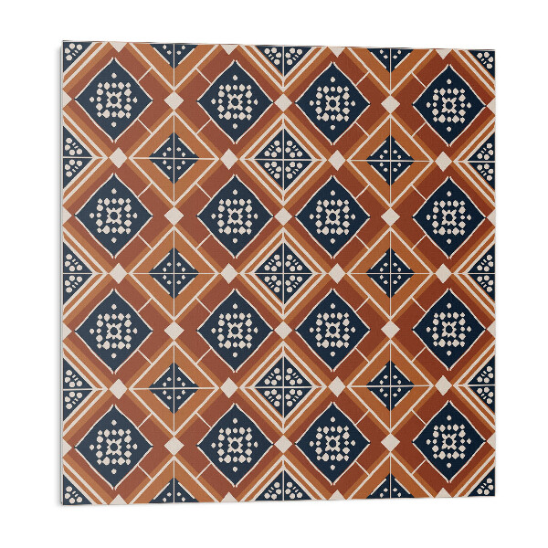 Panel ścienny Geometria w odcieniach brązu i bieli