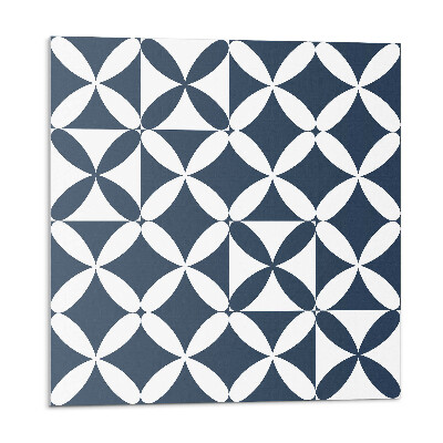 Płyta na ścianę Kwiatowy motyw w geometrycznych kształtach