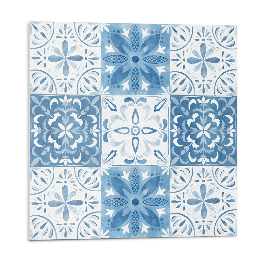 Panel ścienny Kwiatowe kafelki w harmonijnym układzie