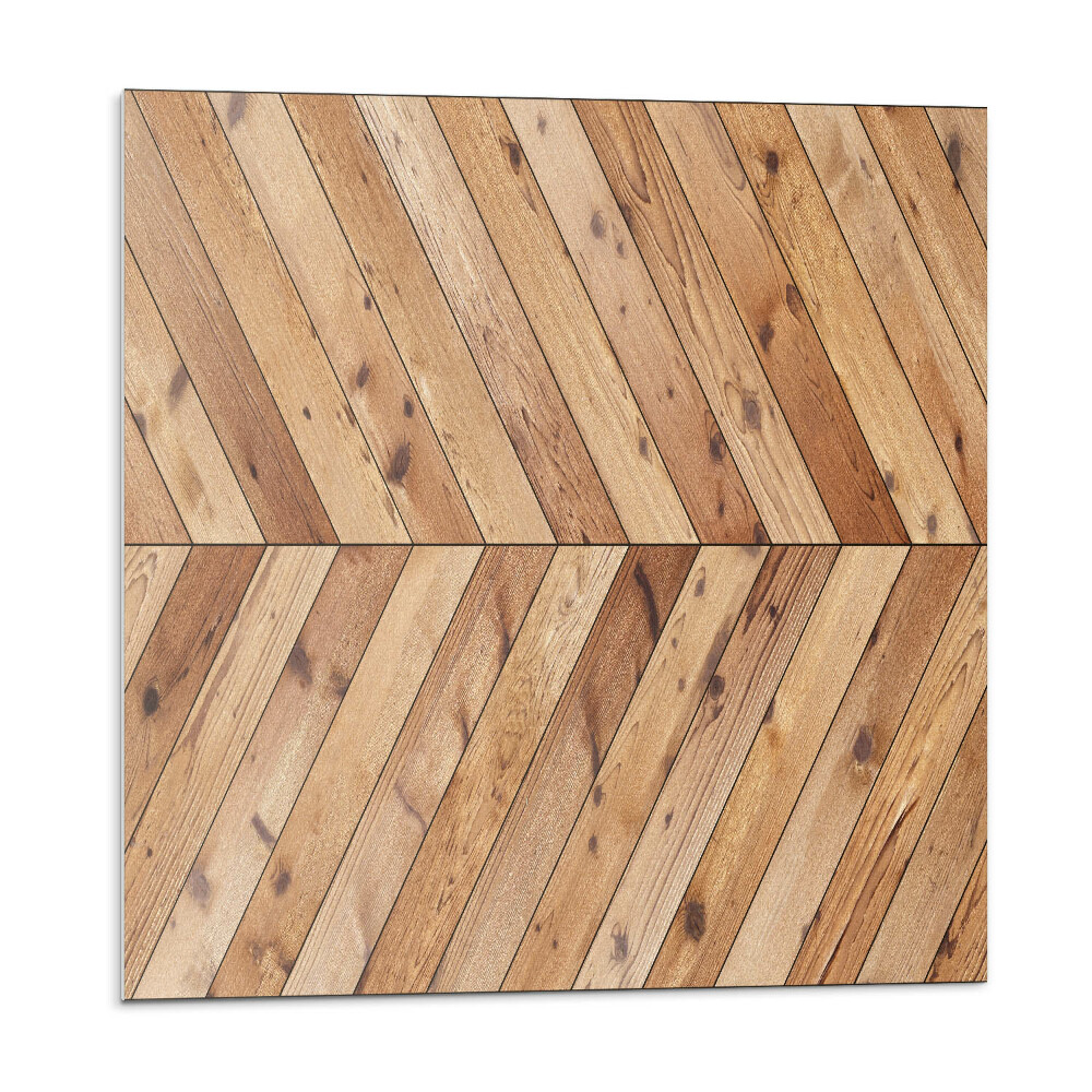 Panel ścienny Skośny układ desek w motywie graficznym