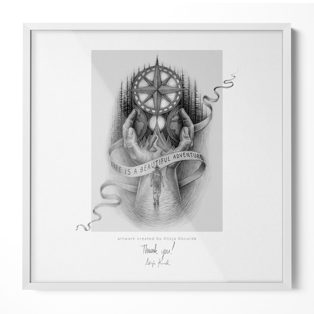 Ramka do zdjęć biała 50x50 cm