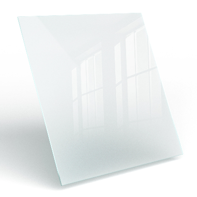 Kwadratowy półprzezroczysty blat na stół