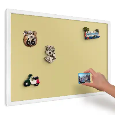 Ozdobna tablica magnetyczna Żółta paleta odprężenie