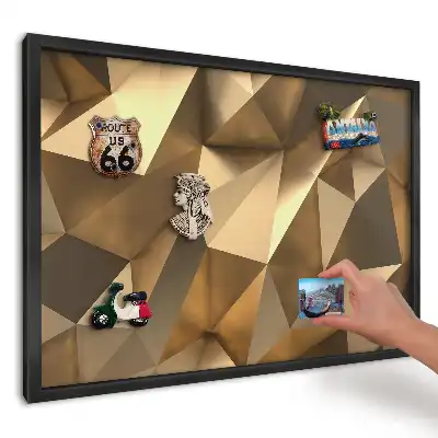 Tablica magnetyczna Ciepłe kryształy geometryczne