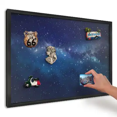 Tablica magnetyczna Kosmiczne niebieskie niebo