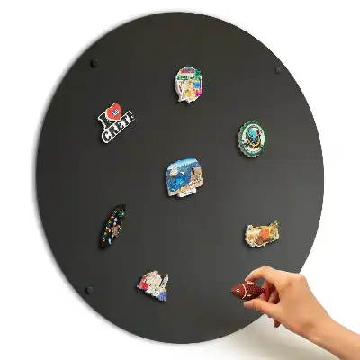 Okrągła tablica magnetyczna na ścianę o średnicy 70 cm