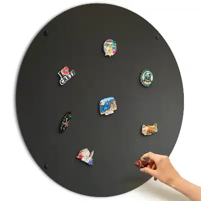 Okrągła tablica magnetyczna do magnesów fi90 cm