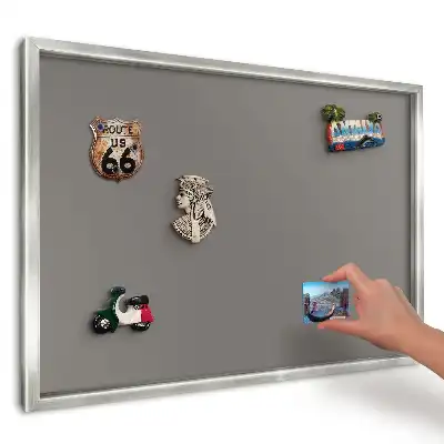 Tablica na magnesy do kuchni o eleganckim monochromatycznym wzorze