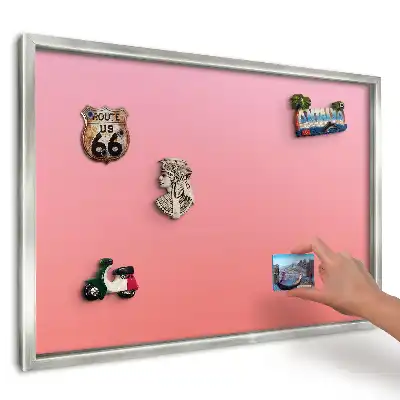Tablica magnetyczna do kuchni Gradient róż i pomarańcz