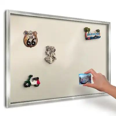 Tablica magnetyczna na magnesy z podróży Subtelne delikatne przejścia