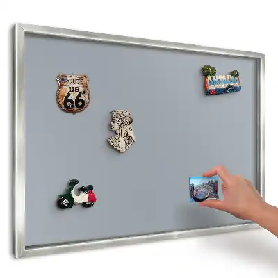 Tablica magnetyczna na magnesy z podróży Subtelny minimalistyczny spokój