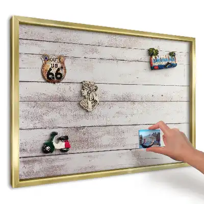 Tablica magnetyczna na ścianę Surowe deski vintage