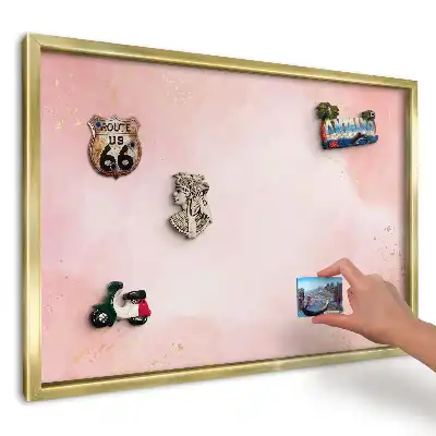 Tablica magnetyczna na ścianę Róż z delikatnym wzorem