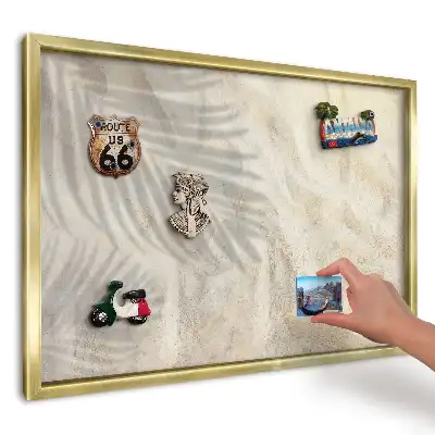 Tablica magnetyczna na ścianę Cienie palm na piasku
