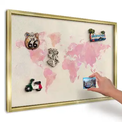 Tablica magnetyczna Harmonijna mapa akwarela
