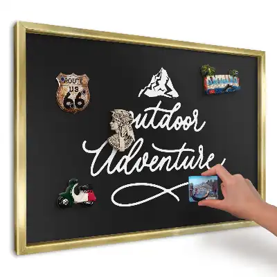 Magnetyczna tablica na ścianę Grafika outdoor przygoda