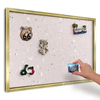 Tablica magnetyczna z wzorem delikatnego terrazzo