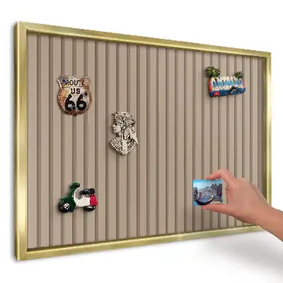 Tablica magnetyczna z motywem ciepłych minimalistycznych linii