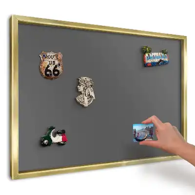 Tablica magnetyczna Ciemnoszary minimalizm