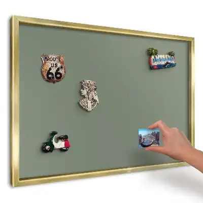 Gładka zielona tablica magnetyczna