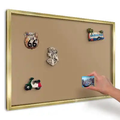 Minimalistyczna tablica magnetyczna w kolorze żywego pomarańczu