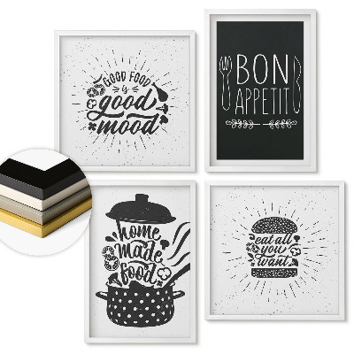 Galeria ścienna Kuchenne inspiracje dla smakoszy