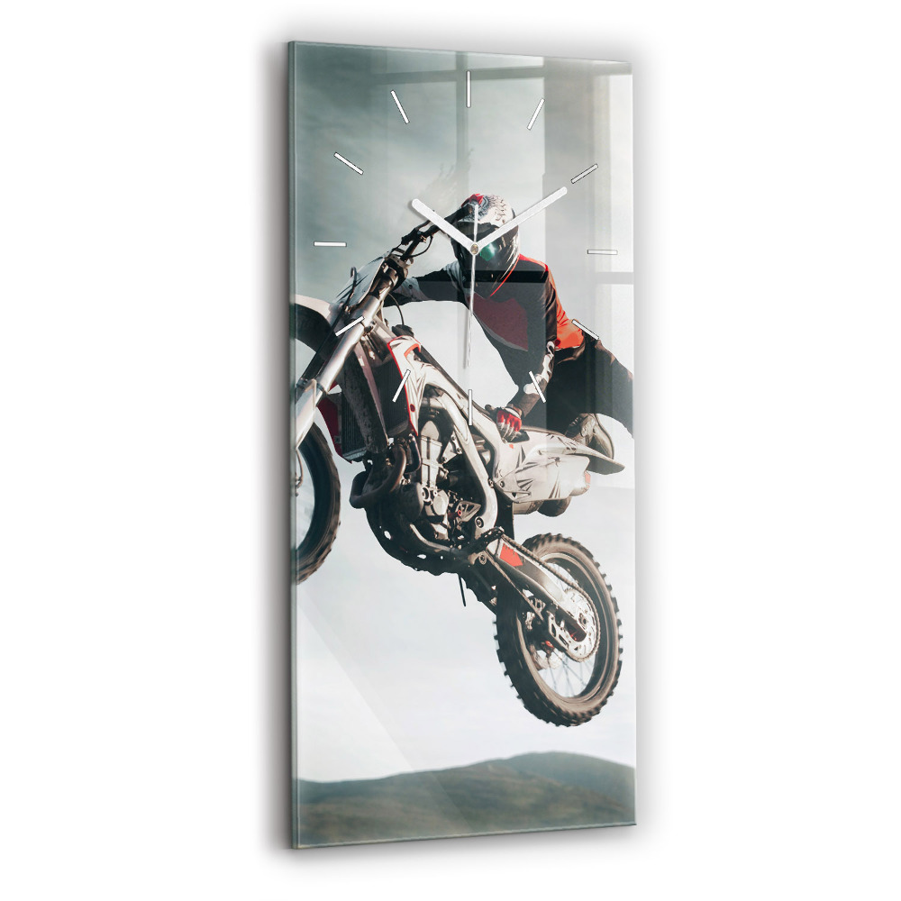 Zegar ścienny pionowy Motorowy Styl Adrenalina