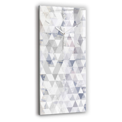 Zegar ścienny pionowy Wzór geometryczny