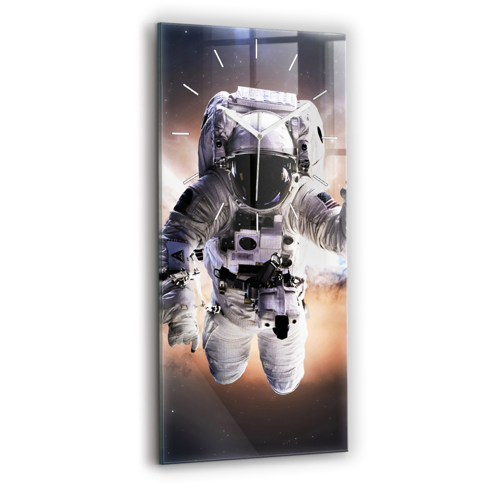 Zegar ścienny pionowy Astronauta w kosmosie