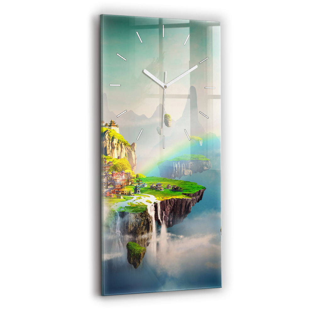 Zegar ścienny pionowy Chińskie fantasy