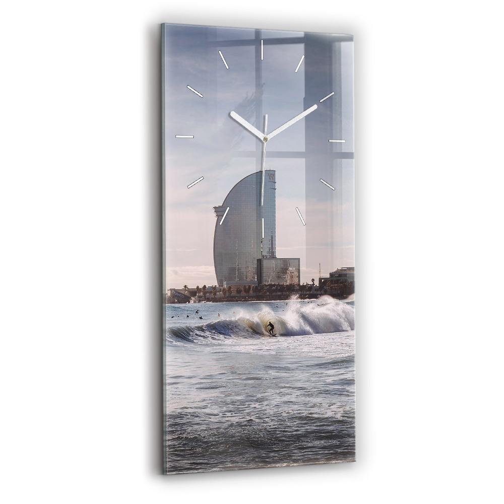 Zegar pionowy Barcelona Surfer