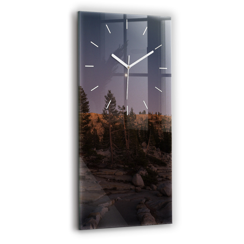 Zegar pionowy Kamienista droga Yosemite