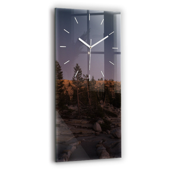 Zegar pionowy Kamienista droga Yosemite