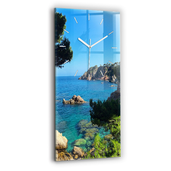 Zegar pionowy Wybrzeże Costa Brava