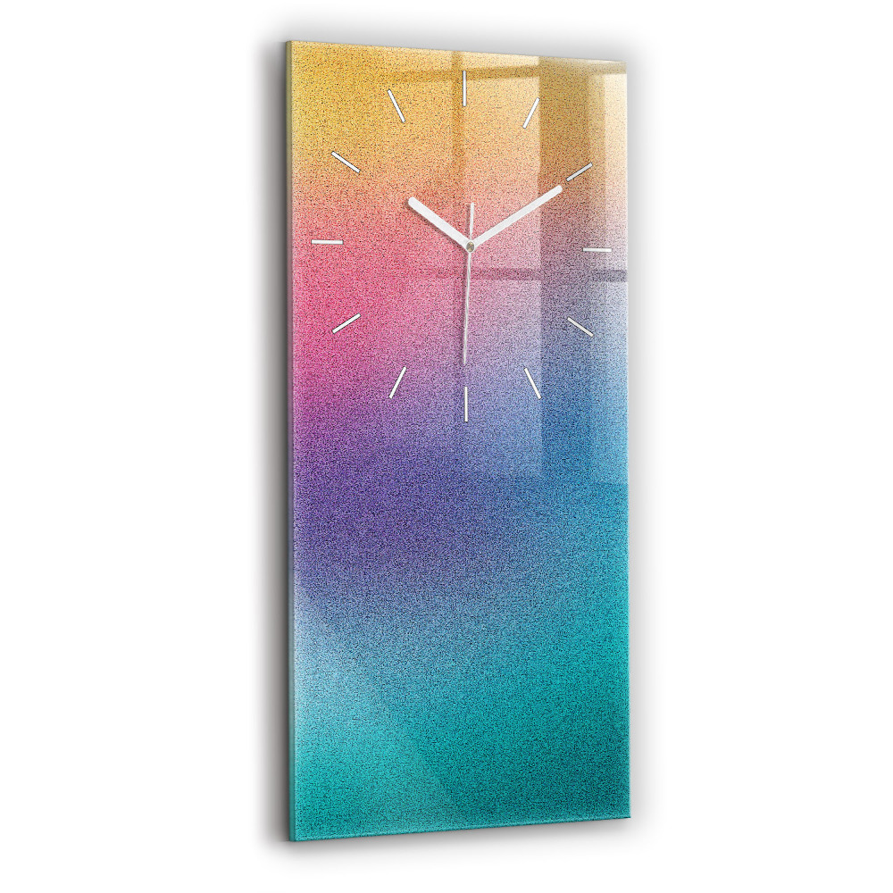 Zegar pionowy Wzór gradient